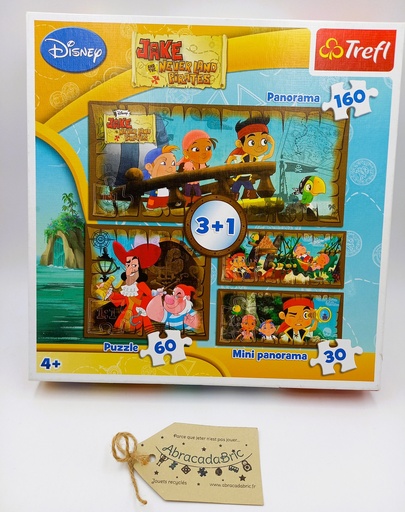 Puzzle "Jack et les pirates du monde imaginaire" x30 x60p x160p - TREFL 