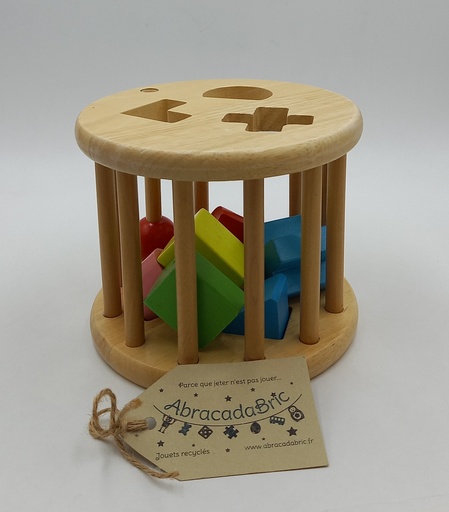 Cylindre d'encastrement en bois  