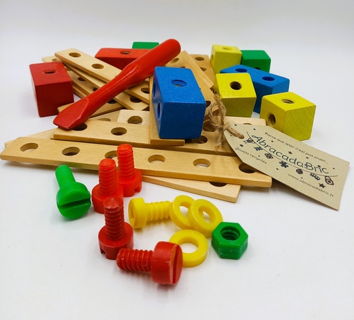 Jeu construction en bois