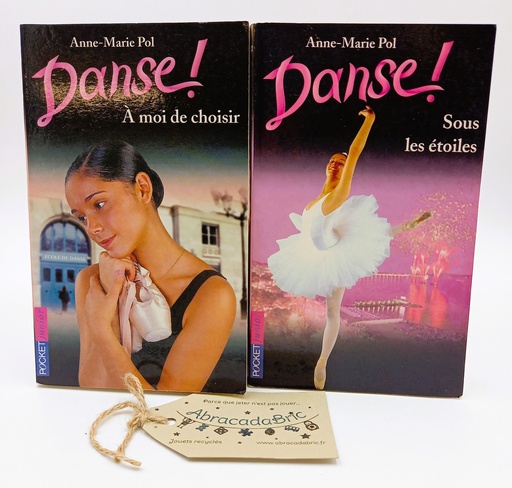 Lot de 2 livres Danse - Sous les étoiles et A moi de choisir - POCKET