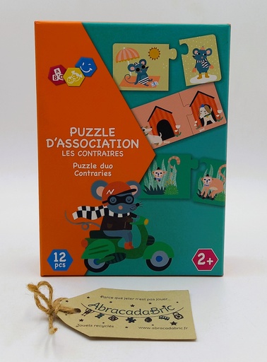 Puzzle association, les contraires  - CULTURA 