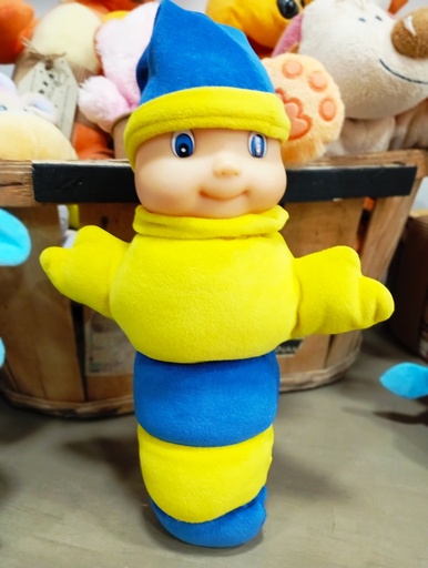 Luciole jaune et bleue