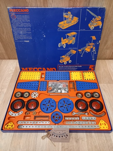 Boite de construction acier vintage N°5 Ref 030205 vintage - MECCANO