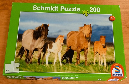 Puzzle "famille cheval" 200p - SCHMiDT