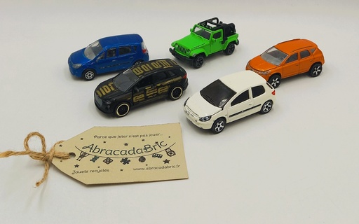 Lot x5 p'tites voitures - MAJORETTE