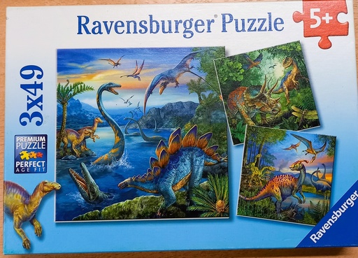 Puzzle "les dinosaures" 2x49p - RAVENSBURGER 