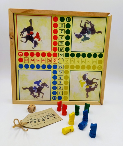Boite multi-jeux en bois 