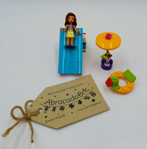 Toboggan parasol et bouée canard 30401 - LEGO Friends 