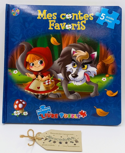 Mon premier livre puzzle "Mes contes favoris"- PHiDAL