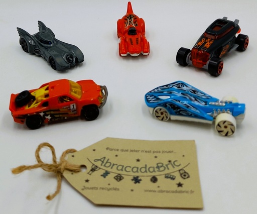 Lot de 5 voitures - HOTWHEELS