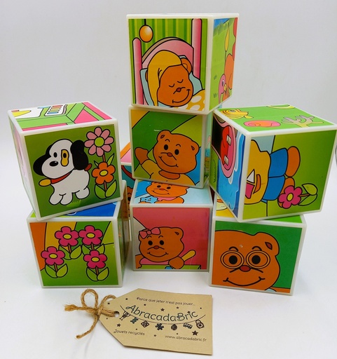 Cubes puzzle ourson