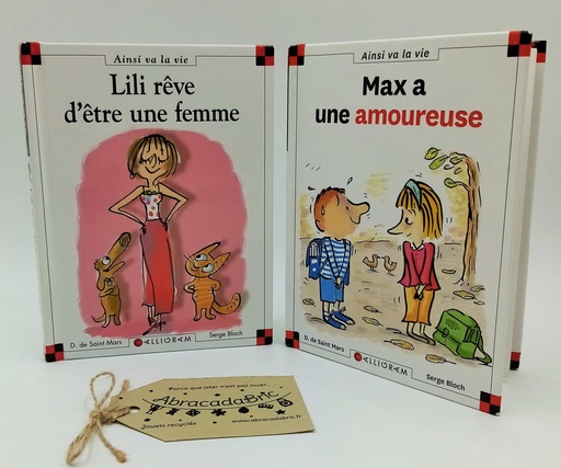 Max et Lili: "Lili rêve d'être une femme" et "Max a une amoureuse" - CALLiGRAM  