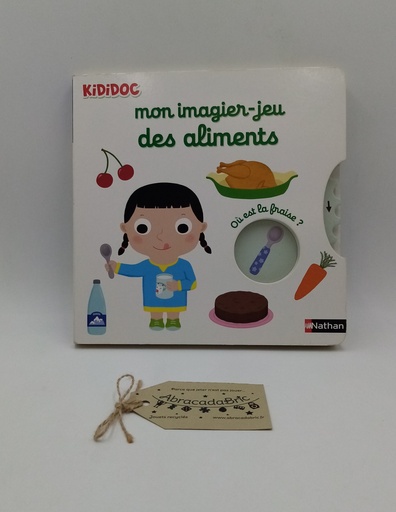 Mon imagier-jeu des aliments kididoc  - NATHAN 