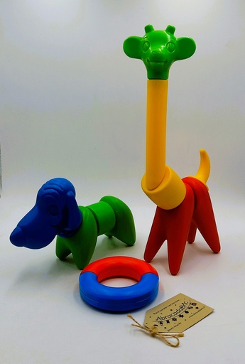 Animaux Zoo it Tuppertoys 1970 vintage - TUPPERWARE
