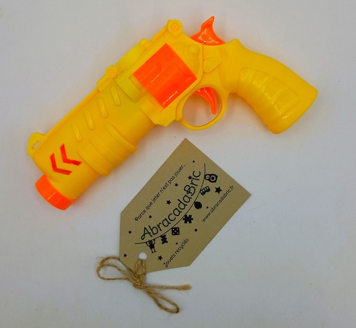 Pistolet à balles jaune