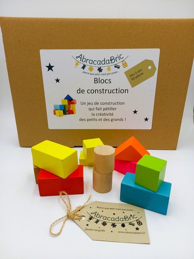 Blocs de construction en bois 50 p