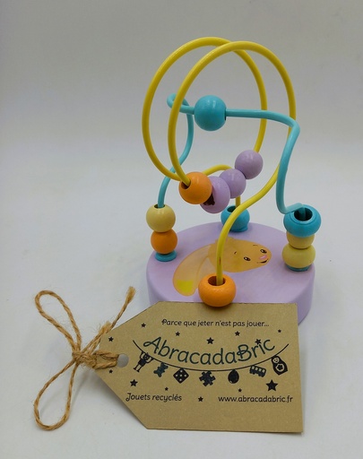 Mini boulier labyinthe en bois