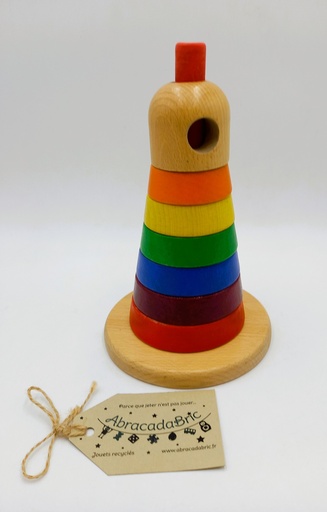Pyramide d'anneaux en bois - iKEA 