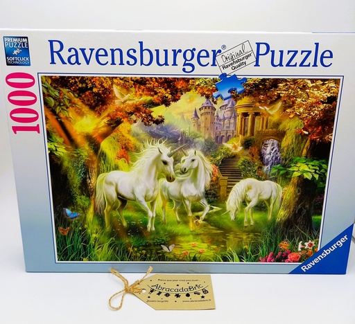 Puzzle "Licornes dans la fôret" 1000p - RAVENSBURGER   