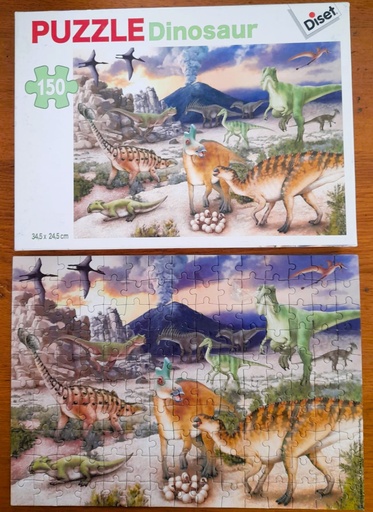 Puzzle "Dinosaure"150p - DiSET 