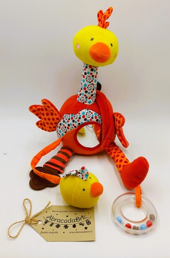 Poule sensorielle 35cm - EDUCOLO