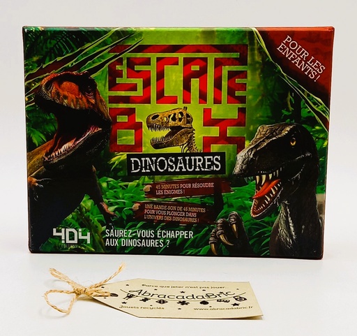 Escape Box Dinosaures - 404 EDiTiONS