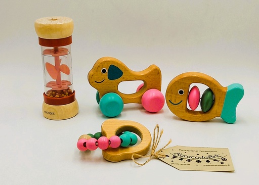 Lot de jouets sensoriels en bois - LiTTLE DUTCH