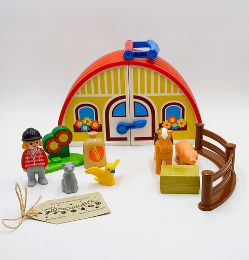 Ferme transportable - PLAYMOBiL 1 2 3  