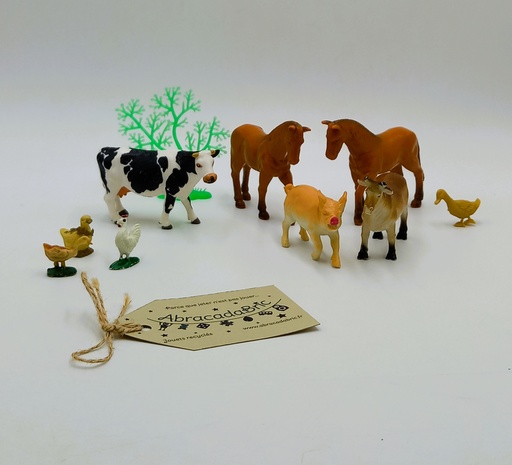Animaux de la ferme 10 pièces