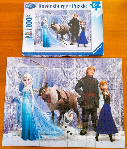 Puzzle "Dans le royaume de la reine des neiges" - 100p - RAVENSBURGER