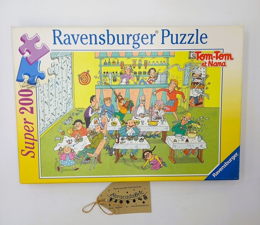 Puzzle Tom Tom et Nana "A la bonne fourchette" 200p - RAVENSBURGER 