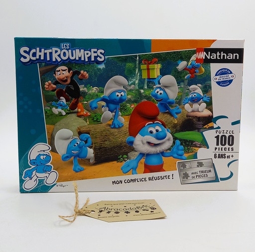 Puzzle La grande famille des Shtroumpfs 100p - NATHAN