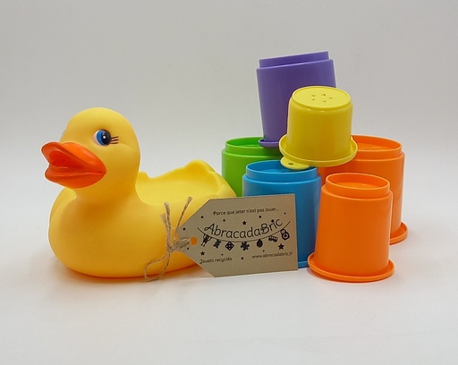 Jeu de bain canard et pyramide