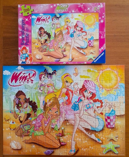 Puzzle Winx à la plage 200p - RAVENSBURGER  