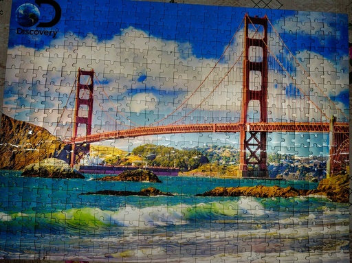 Puzzle 3d Le golden gate 500p - DiSCOVERY