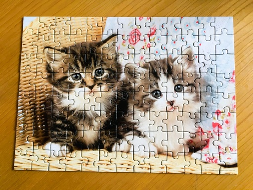 Chats dans une panière 100p - NATHAN 