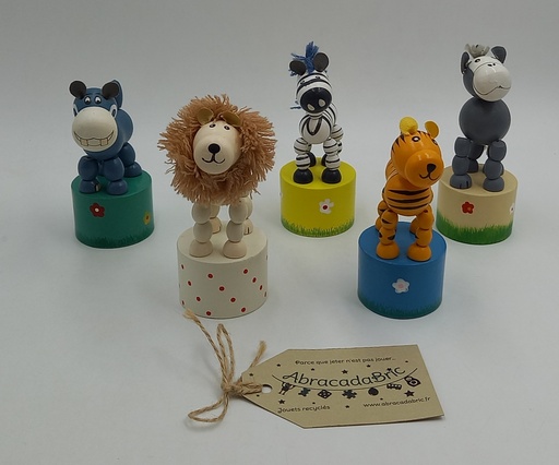 Animaux poussoir Afrique en bois - SMALLFOOT