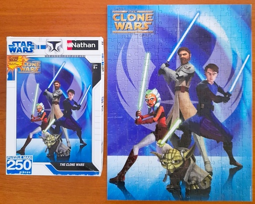 Puzzle Star Wars "The clone wars" 250p -  NATHAN 