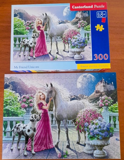 Puzzle "My friend unicorn" 300p - CASTORLAND 