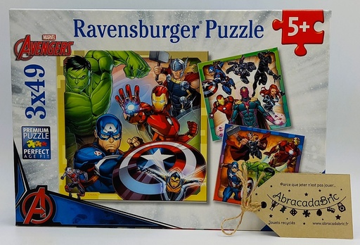 Puzzle "Avengers" 3x49p - RAVENSBURGER 