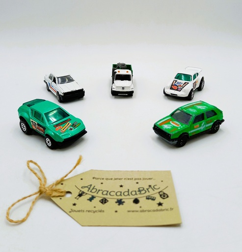 Lot x5 p'tites voitures - MAJORETTE  