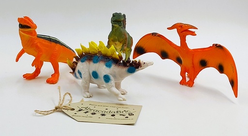 Lot X4 figurines dinosaure 