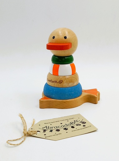 Canard en bois à empiler - EVEREARTH 