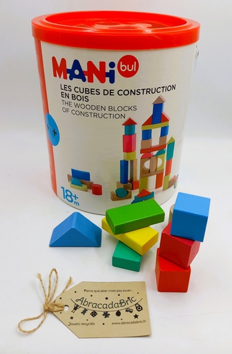 Les cubes de construction en bois - OXYBUL