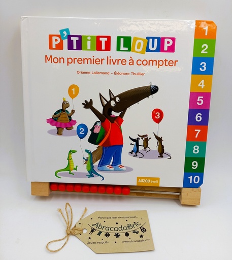 P'tit loup, mon premier livre à compter - AUZOU 