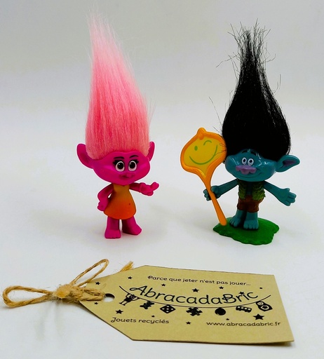 Figurines Trolls poppy et branch