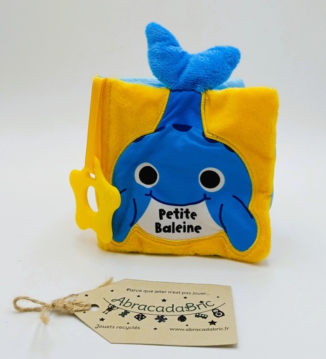 Livre en tissu "petite baleine" - AUZOU