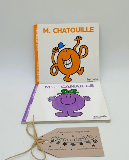 "M. Chatouille" & "MME Canaille" - HACHETTE   