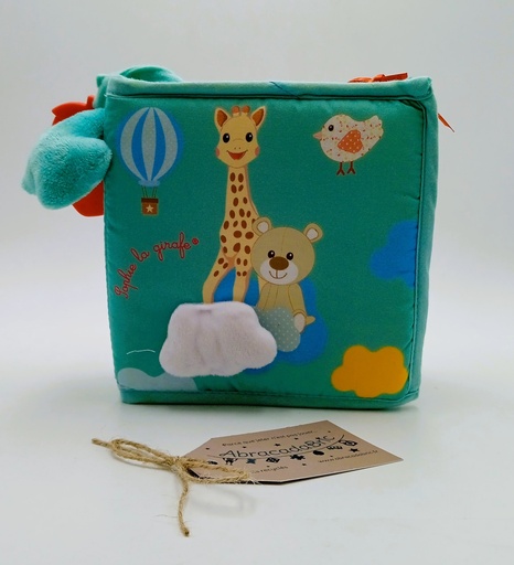 Livre d'éveil en tissu à déplier Sophie la girafe - VULLi