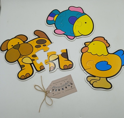 Puzzle animaux grosses pièces - DiSET